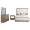 Durango 4-piece Eastern King Bedroom Set Taupe Oak