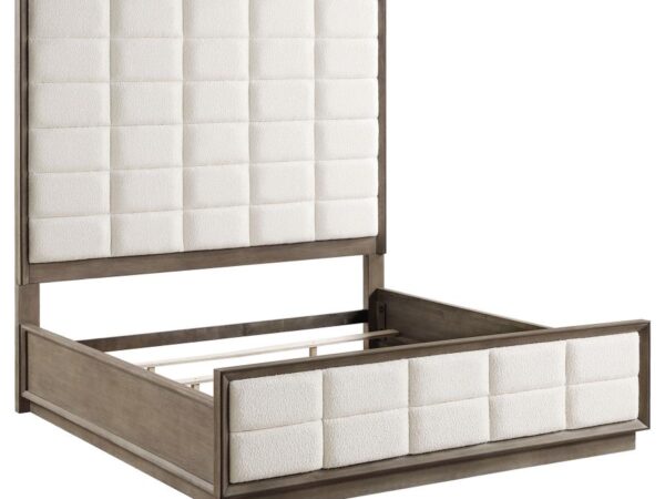 Durango 80-inch Eastern King Panel Bed Taupe Oak