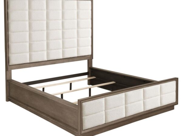 Durango 80-inch California King Panel Bed Taupe Oak