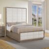 Durango 80-inch Queen Panel Bed Taupe Oak