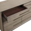 Durango 8-drawer Dresser and Mirror Taupe Oak