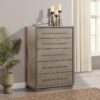 Durango 5-drawer Bedroom Chest Taupe Oak