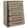 Durango 5-drawer Bedroom Chest Taupe Oak