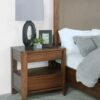 Maderia 2-drawer Nightstand Bedside Table Walnut