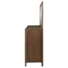 Maderia 8-drawer Dresser and Mirror Walnut