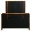 Maderia 8-drawer Dresser and Mirror Walnut