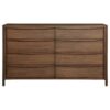 Maderia 8-drawer Dresser Cabinet Walnut