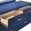 Melody 5-piece California King Bedroom Set Pacific Blue