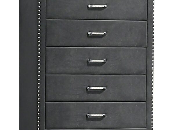 Melody 5-drawer Bedroom Chest Grey