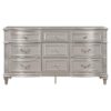 Evangeline 9-drawer Dresser Silver Oak