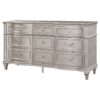 Evangeline 9-drawer Dresser Silver Oak