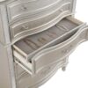 Evangeline 6-drawer Bedroom Chest Silver Oak