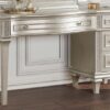 Evangeline 4-drawer Vanity Desk Makeup Table Silver Oak