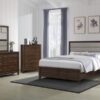 Welsley 5-piece California King Bedroom Set Walnut