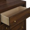 Welsley 6-drawer Dresser Cabinet Walnut