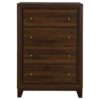 Welsley 4-drawer Chest of Drawers Walnut