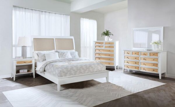 Bexhill 5-piece Eastern King Bedroom Set White
