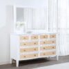 Bexhill 10-drawer Dresser and Mirror White