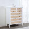 Bexhill 8-drawer Chest of Drawers White