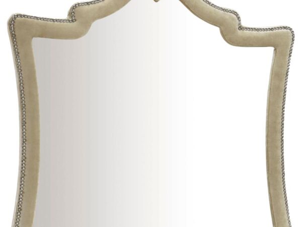 Antonella Upholstered Dresser Mirror Camel