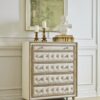 Antonella 5-drawer Bedroom Chest Ivory and Camel
