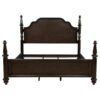 Andover 63-inch Four Poster Eastern King Bed Dark Oak