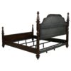 Andover 63-inch Four Poster Eastern King Bed Dark Oak