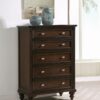 Andover 5-drawer Chest of Drawers Dark Oak