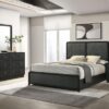 Cavelle 4-piece Eastern King Bedroom Set Black