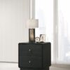 Cavelle 2-drawer Nightstand Bedside Table Black