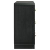 Cavelle 6-drawer Dresser Cabinet Black