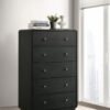 Cavelle 5-drawer Chest of Drawers Black