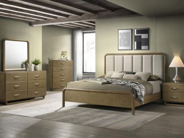 Amsbury 5-piece California King Bedroom Set Nutmeg