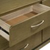 Amsbury 6-drawer Dresser and Mirror Nutmeg