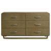 Amsbury 6-drawer Dresser Cabinet Nutmeg