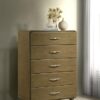 Amsbury 5-drawer Chest of Drawers Nutmeg