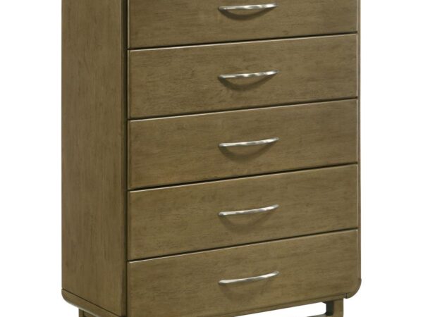 Amsbury 5-drawer Chest of Drawers Nutmeg