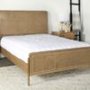 Arini Rattan California King Panel Bed Sand Wash and Natural