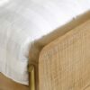 Arini Rattan Queen Panel Bed Sand Wash and Natural Cane
