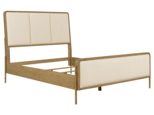 Arini 56-inch California King Panel Bed Cream and Sand Wash