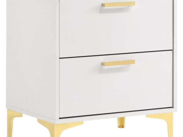 Kendall 2-drawer Nightstand White