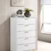 Kendall 5-drawer Bedroom Chest White