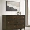 Wilkes 6-drawer Dresser Cabinet Dark Cocoa