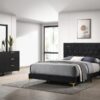 Kendall 4-piece Eastern King Bedroom Set Black