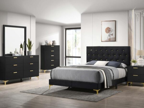 Kendall 5-piece California King Bedroom Set Black