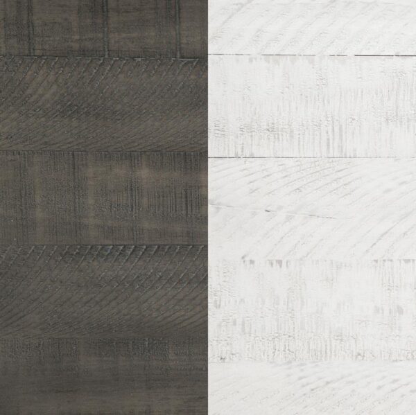 Lilith Wood Eastern King Panel Bed Distressed White