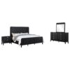 Brookmead 4-piece Eastern King Bedroom Set Black