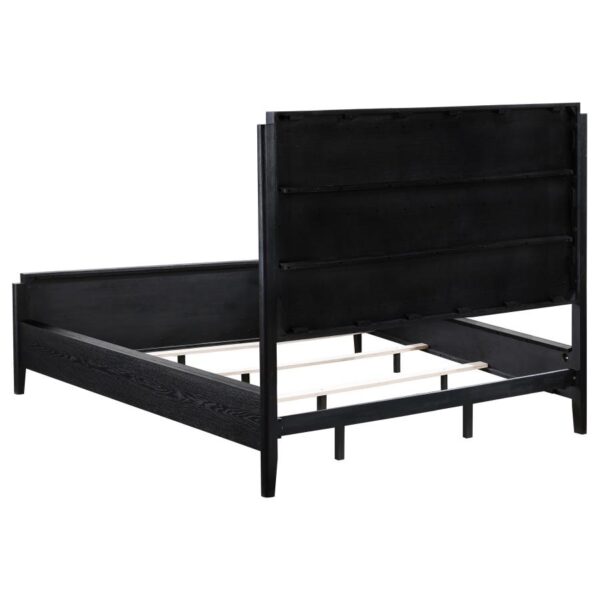 Brookmead Wood California King Panel Bed Black