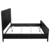 Brookmead Wood California King Panel Bed Black