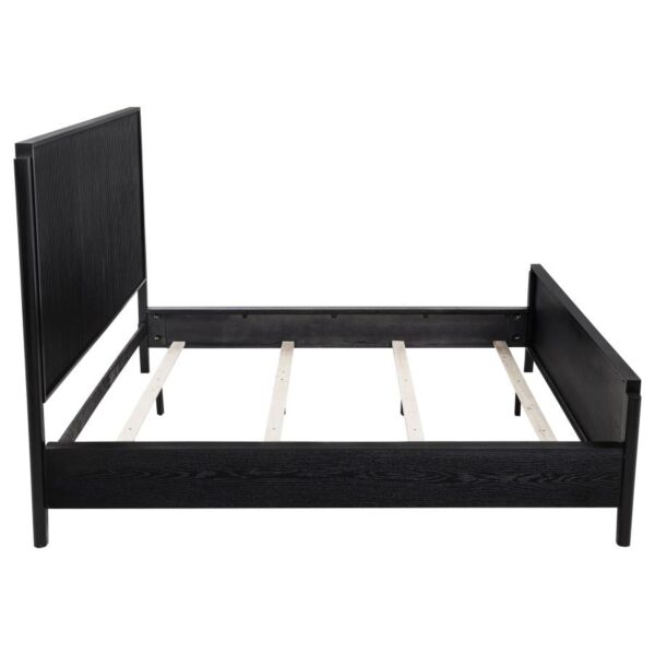 Brookmead Wood California King Panel Bed Black